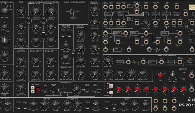 Cherry Audio Releases The PS-20 Polyphonic Synthesizer 