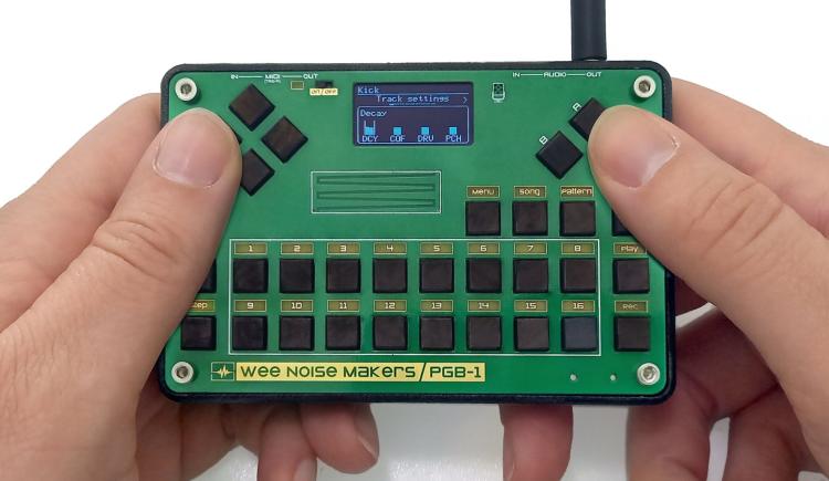 Wee Noise Makers PGB-1 Is an Open-Source Synthesizer, Sequencer, and Groove Box now on Crowd Supply
