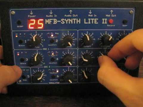 Embedded thumbnail for MFB Synth Lite 2 &gt; YouTube