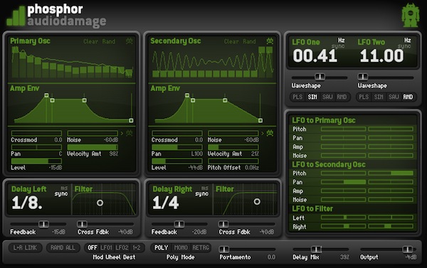 Audio Damage Phosphor Image