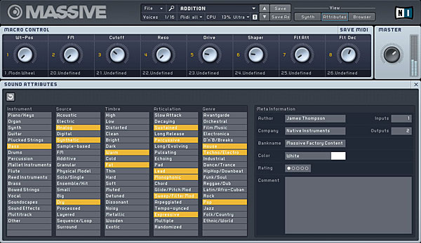 Native Instruments Massive Image