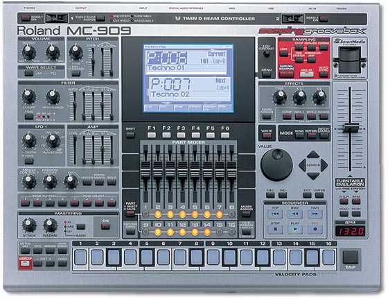 Roland MC-909 Slide Potentiometer Part Mixer Mc909 Groovebox Drum Machine 