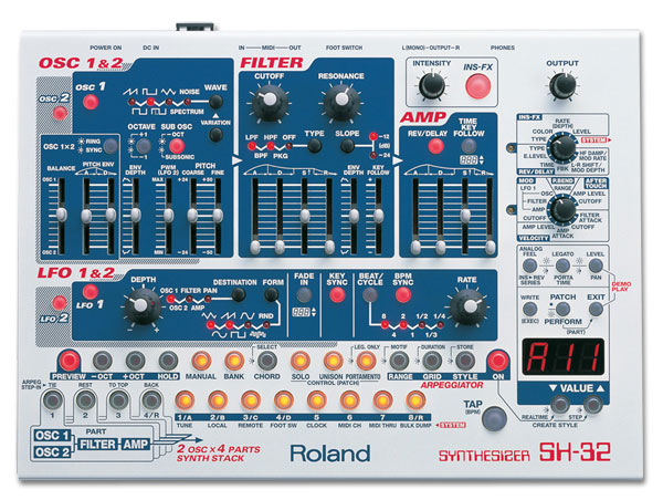 Roland SH-32 | Vintage Synth Explorer Roland SH-32 | Vintage Synth Explorer