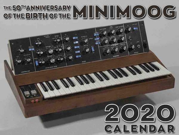 MiniMoog 2020 Calendar