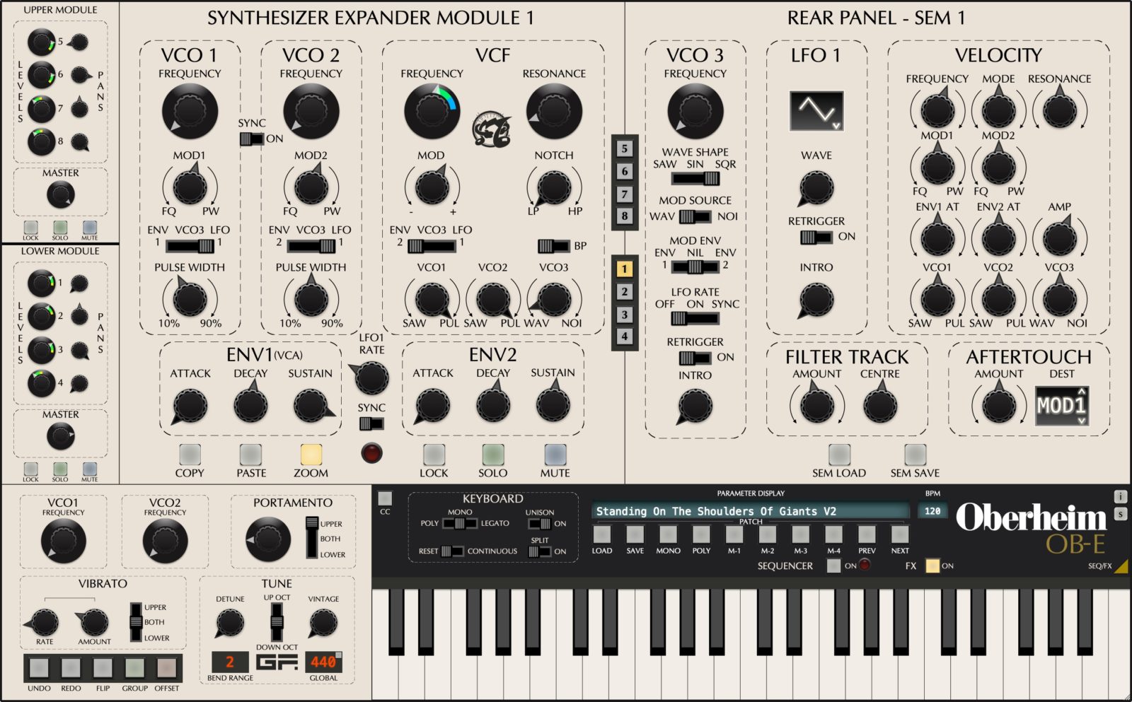 OB-E V2 is The First Soft Synth To Be Personally Endorsed By Tom Oberheim