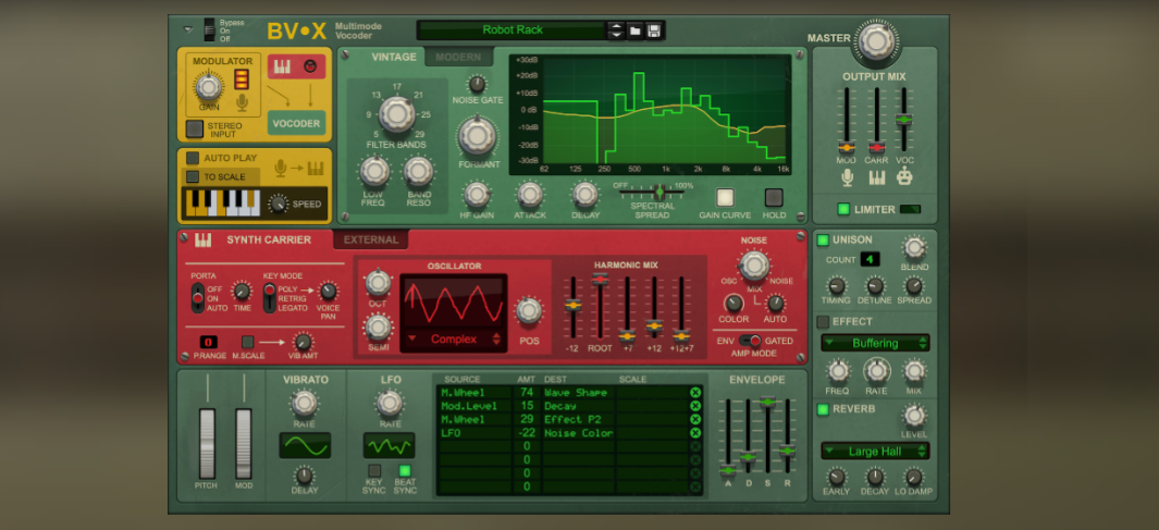 BV-X Multimode Vocoder For Reason Now Available