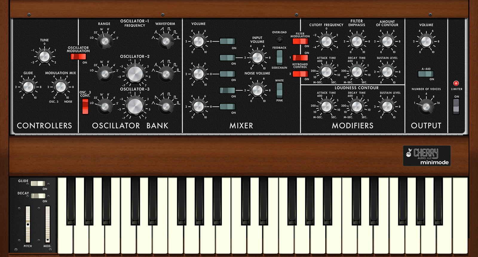 Minimode by Cherry Audio Offers Virtual Emulation of the Minimoog Model D