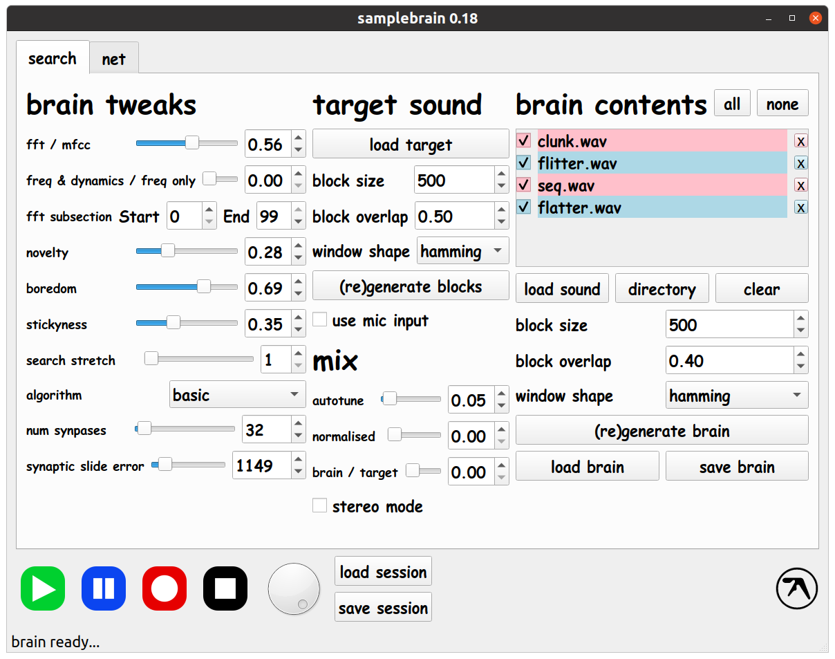 Samplebrain Is A Free Sample Mashing App by Aphex Twin and Dave Griffiths