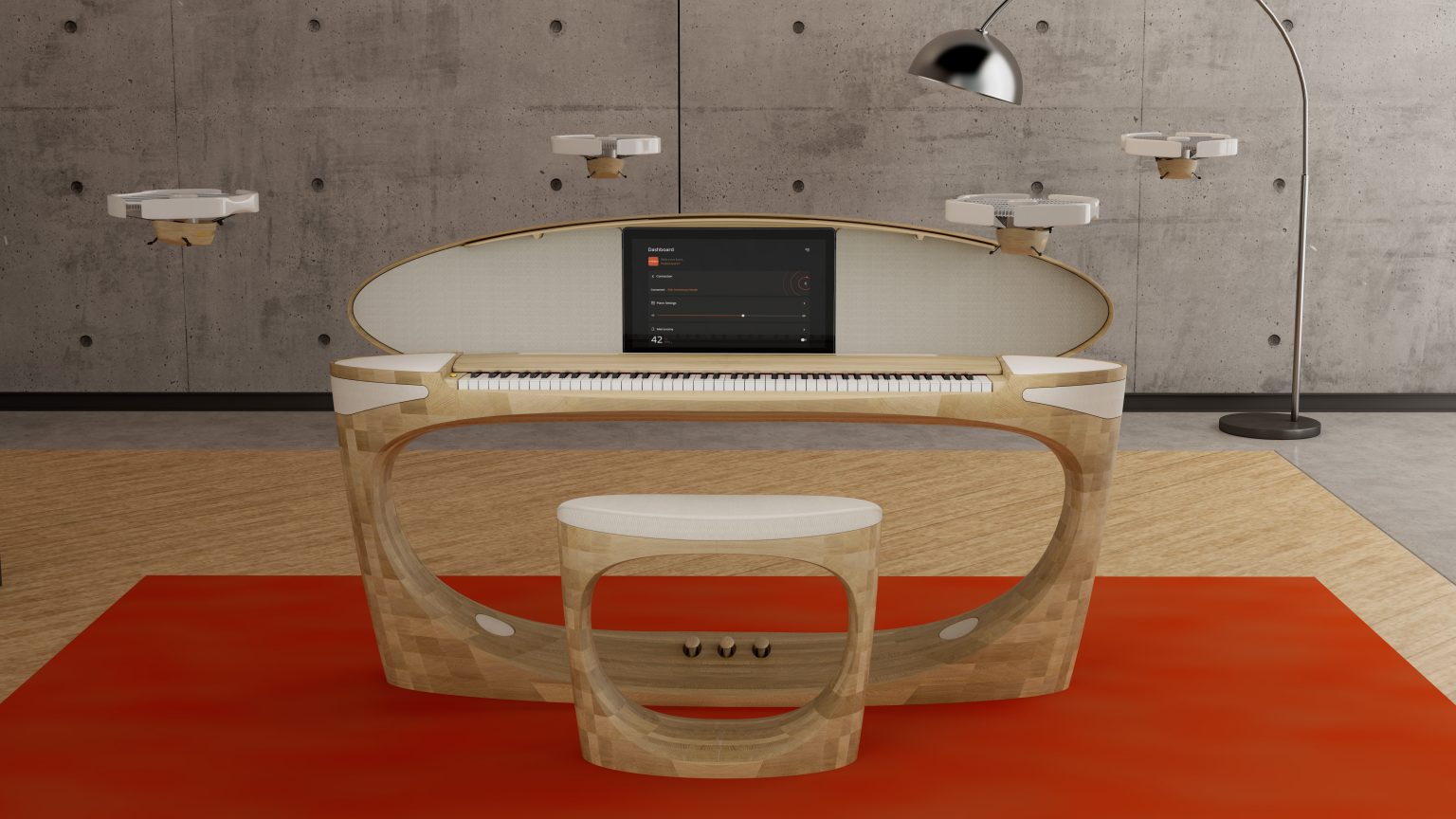 Roland Showcases 50th Anniversary Concept Piano At CES 2023