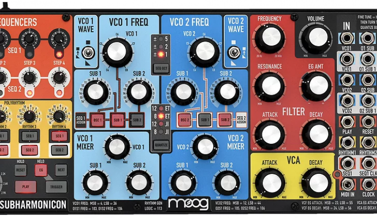Five New Overlays Released For Moog Subharmicon