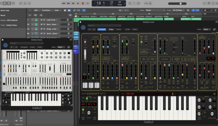 New Versions For Logic Pro and Oddity