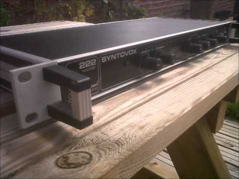 Embedded thumbnail for Syntovox 222 Vocoder > YouTube (previous revision)